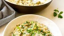Creamy One Pot Mushroom and Herb Rice
