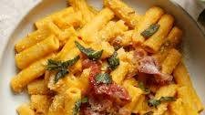 Creamy Pasta in Pumpkin Sauce With Prosciutto + Sage