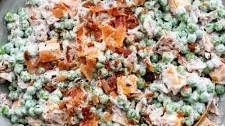 Creamy Pea Salad with Bacon