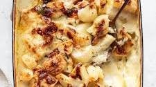Creamy Russet Potato Gratin with Herbs and Parmesan