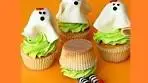Cupcake fantasma,Ghost Cupcakes Recipe HALLOWEEN