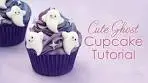 Cute Halloween Ghost Cupcakes Tutorial