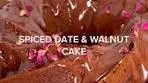 Delicious Spiced Date & Walnut Cake Recipe