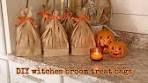 DIY witches broom treat bags! Comment BROOM and I’ll send ...