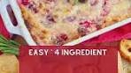 Easy 4-Ingredient Cranberry Cream Cheese Dip