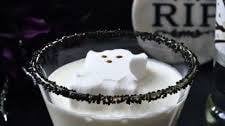 Easy Ghost Martini With Vodka