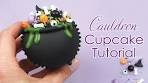 Easy Halloween Cauldron Cupcake Tutorial!