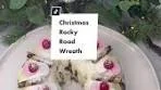 Easy Make Ahead Christmas Rocky Road Wreath Dessert ...