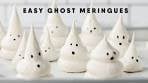 EASY Meringue Ghosts Halloween Recipe!