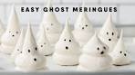 EASY Meringue Ghosts Halloween Recipe!