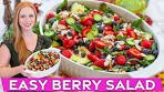Easy Mixed Berry Salad Recipe | with Poppy Seed Dressing