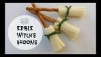 Edible Witch's Broomsticks | Healthy Halloween Snack Ideas ...