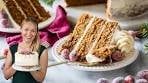 Festive Gingerbread Layer Cake with Brown Sugar Cream ...