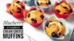 Fluffy Blueberry and Cranberry Cream Cheese Muffins ...