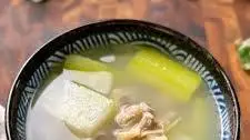 Fuzzy Melon Soup with Pork Ribs