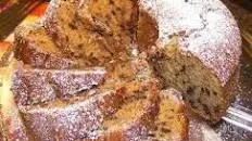 German Sweet Chocolate Chip Pound Cake
