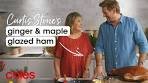 Ginger & Maple Glazed Christmas Ham | Cook with Curtis ...