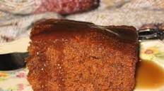 Gingerbread Cake With Brown Sugar Sauce