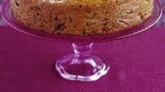 Gingered rich fruit cake