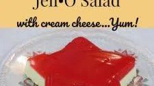 Grandma’s Holiday Season Cream Cheese Jello Salad