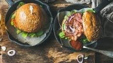 Grilled Turkey Burger with Pineapple and Bourbon Brown Sugar Bacon