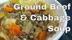 Ground Beef and Cabbage Soup Recipe