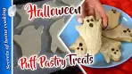 Halloween Ghost puff pastry Treats