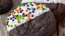 Halloween Sprinkle Cookies