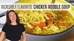 HEARTY CHICKEN NOODLE SOUP | Tons of FLAVOR and ...