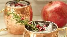 Holiday Pomegranate Mule Cocktail (or Mocktail
