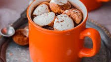 Hot Chocolate Spiked with Rum