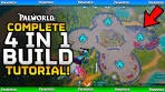 How To Build Amazing 4 IN 1 Base // Build Tutorial - Palworld ...