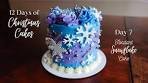 How To Make a "Frozen" Snowflake Cake! | 12 Days of ...