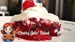 How to Make Cherry Cream Cheese Jello Salad - Church ...