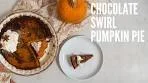 How to Make Chocolate Swirl Pumpkin Pie with a Gingersnap ...