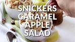 How to make: SNICKERS CARAMEL APPLE SALAD