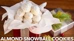 How To Make Snowball Almond Cookies - Classic Holiday ...