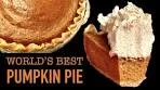 How To Make WORLD'S BEST PUMPKIN PIE! Easy Step By ...