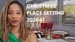 How To Set A Timeless & Elegant Table for Christmas Dinner ...