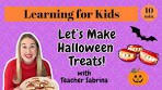 Making Halloween Treats! | Cooking for Kids | Make Apple ...