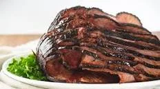 Maple Glazed Ham in an Electric Roaster