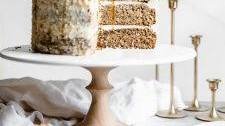 Maple Walnut Cake with Maple Frosting