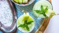 Melon Mint Vodka Cocktail Slushies