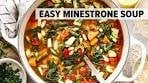 MINESTRONE SOUP | Best vegetarian soup for fall soup ...