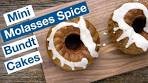 Mini Molasses Spice Bundt Cakes For Two || Le Gourmet TV ...