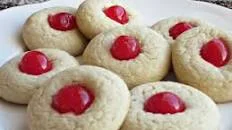 Mom's Almond Cherry Cookies