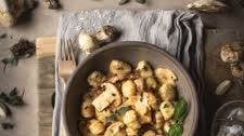 Mushroom Gnocchi with Garlic and Thyme