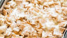 No-Bake White Chocolate Cinnamon Toast Crunch Bars