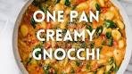 One Pot Creamy Tomato Spinach Gnocchi Recipe