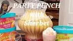 PARTY PUNCH with SHERBET | SHERBET PUNCH RECIPE ...